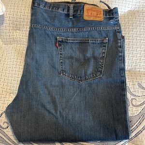 Big and tall blue jeans